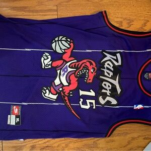 Nike Purple Raptors Jersey with Red Accents